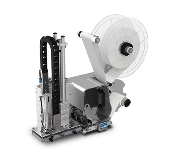 M-Series Print and Apply Labelling technology untuk mencetak label atas kanan kiri