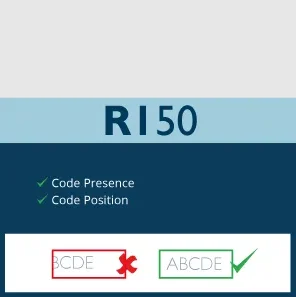 R150 R Series Domino Code Verification
