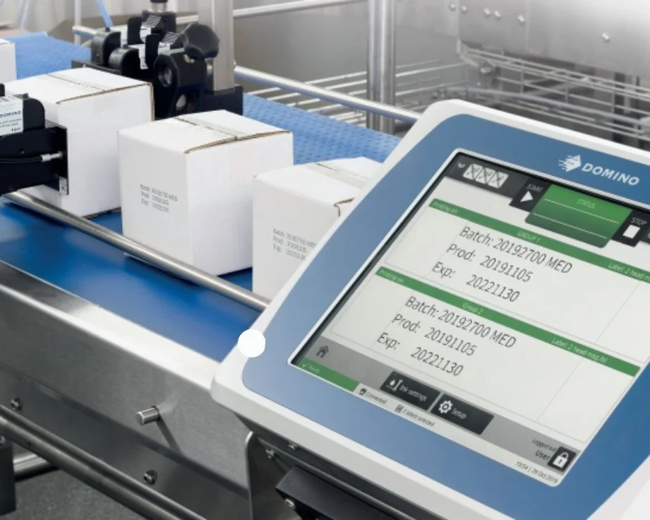 Thermal Inkjet Printer Domino Printing Gx350i series
