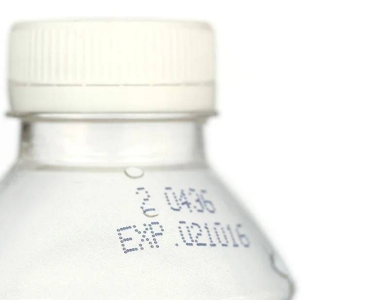 botol PET Expired date domino