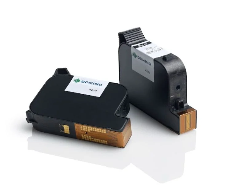 Cartridge thermal inkjet domino
